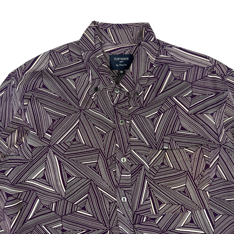 着物長袖シャツ メンズ M LSVN-M106-zoom-