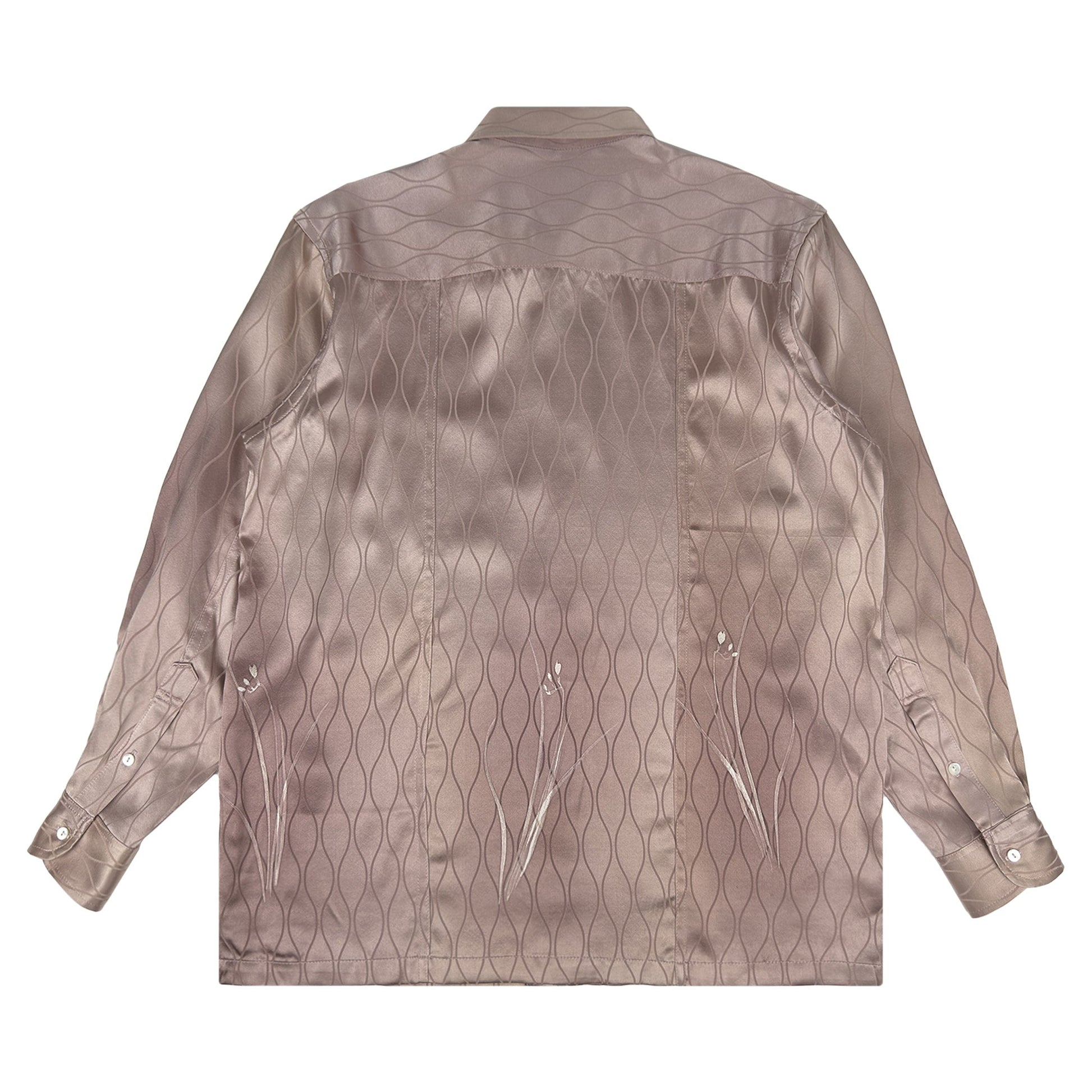 着物長袖シャツ メンズ M LSVN-M108-2