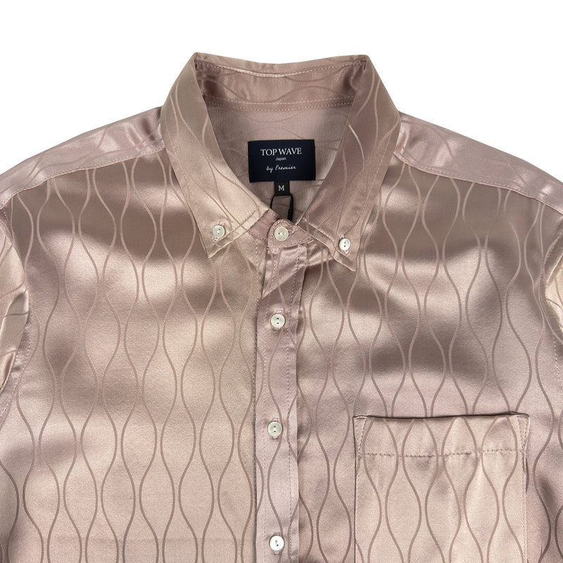 着物長袖シャツ メンズ M LSVN-M108-zoom-