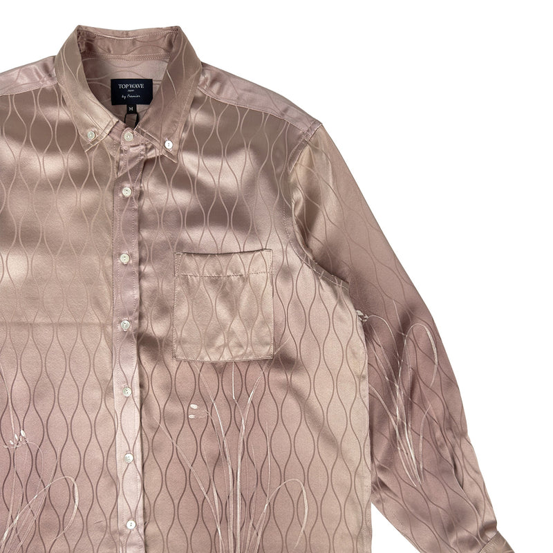 着物長袖シャツ メンズ M LSVN-M108-zoom-