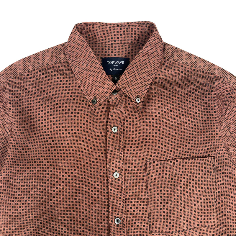 着物長袖シャツ メンズ M LSVN-M109-zoom-