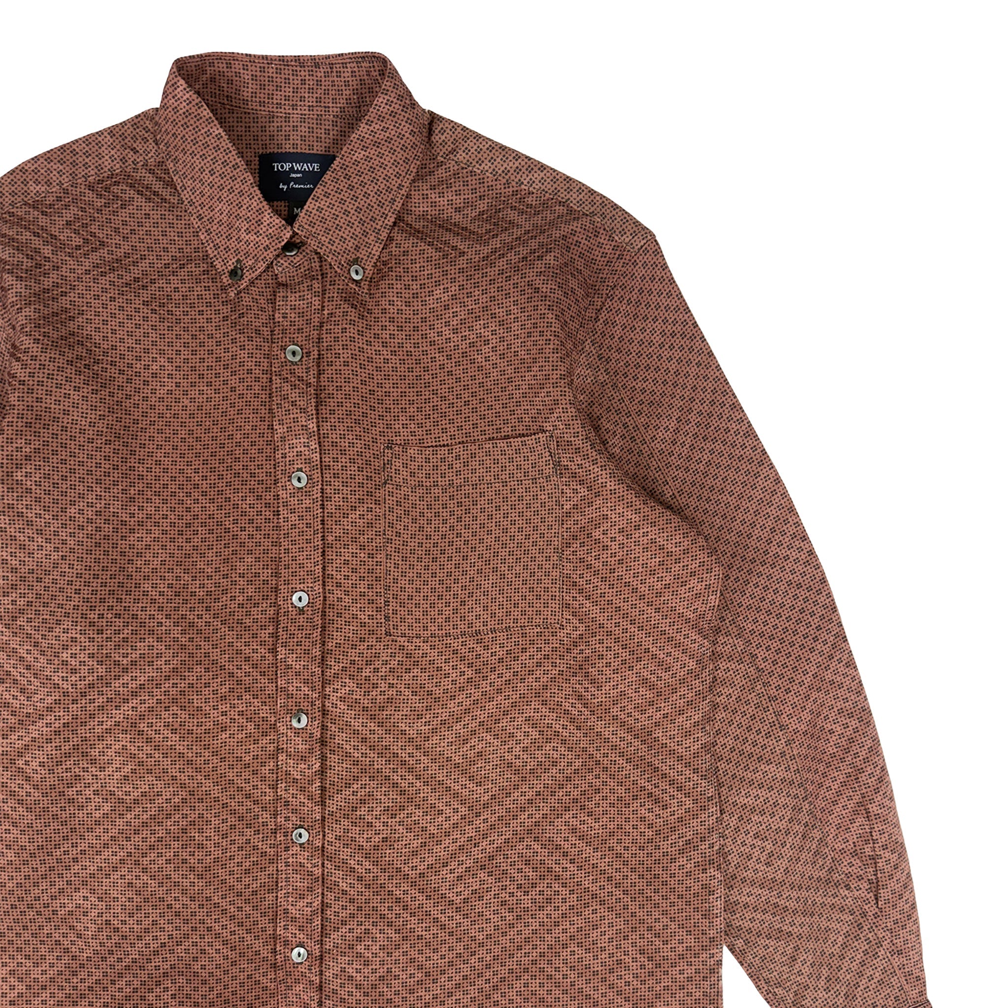 着物長袖シャツ メンズ M LSVN-M109-zoom-4