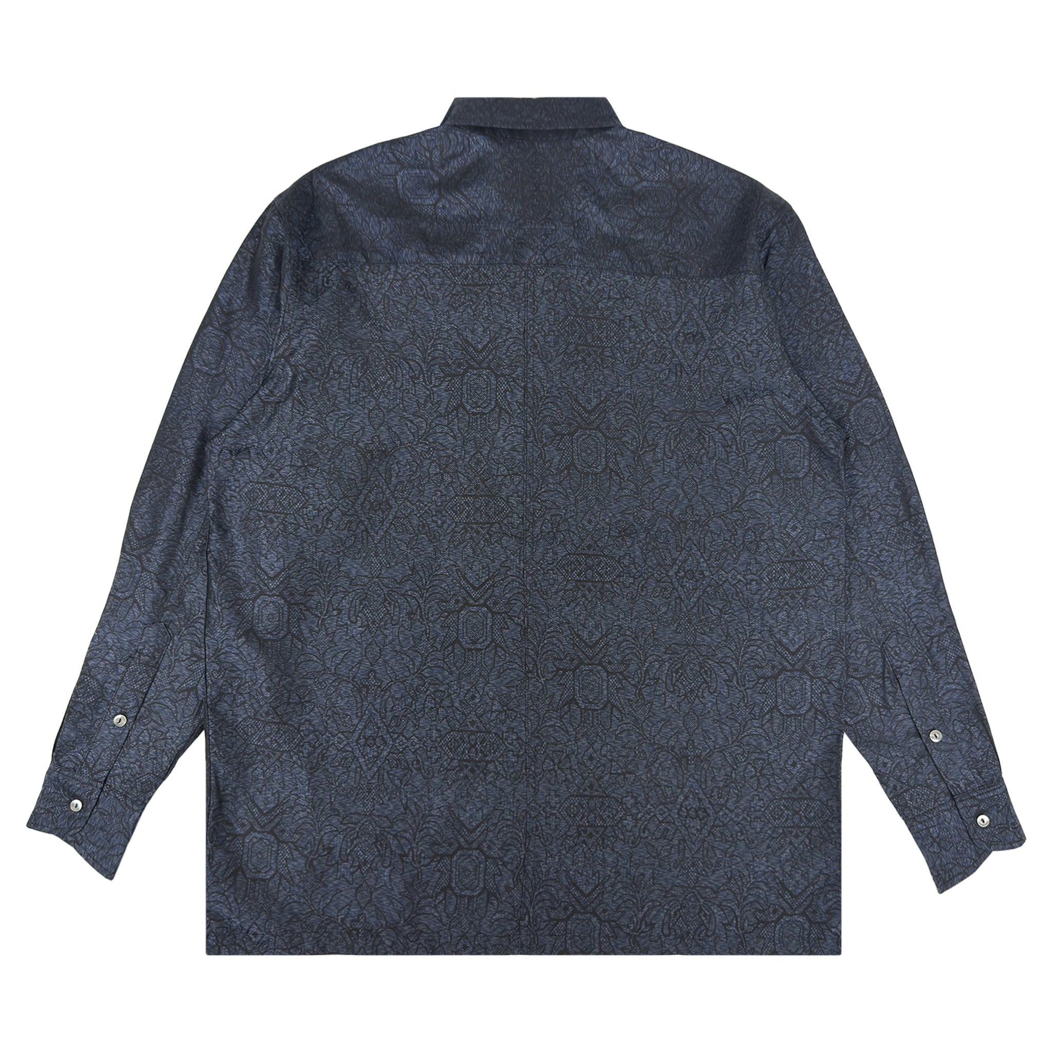 着物長袖シャツ メンズ M LSVN-M112-zoom-2