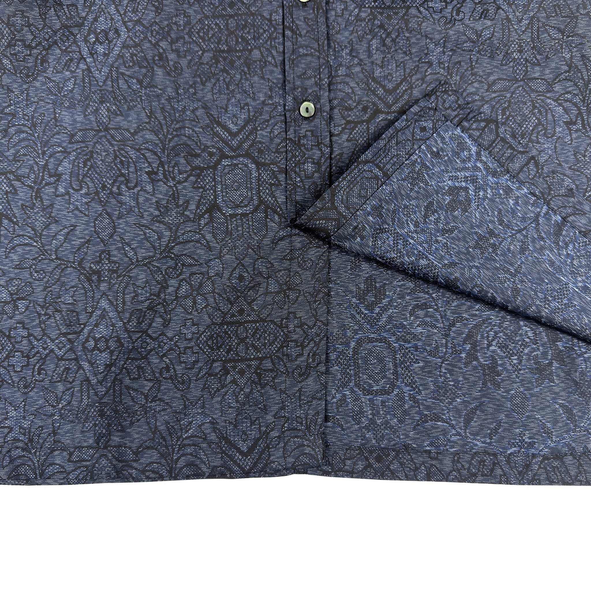 着物長袖シャツ メンズ M LSVN-M112-zoom-5