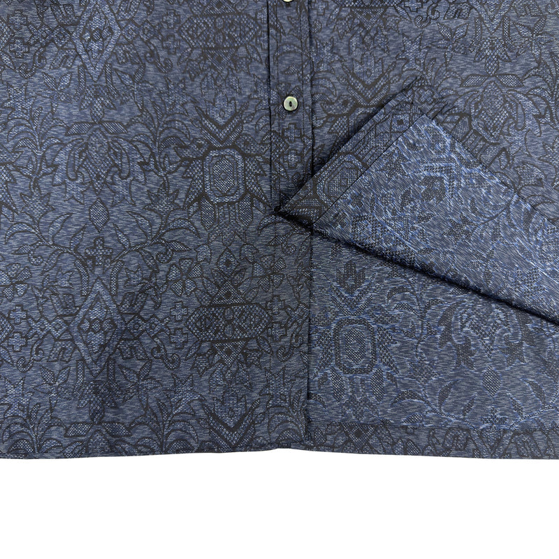 着物長袖シャツ メンズ M LSVN-M112-zoom-