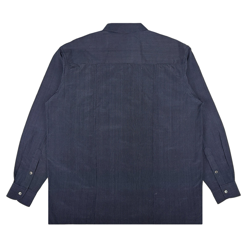 着物長袖シャツ メンズ M LSVN-M114-zoom-