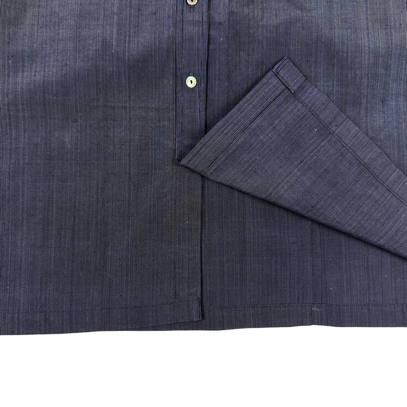 着物長袖シャツ メンズ M LSVN-M114-zoom-