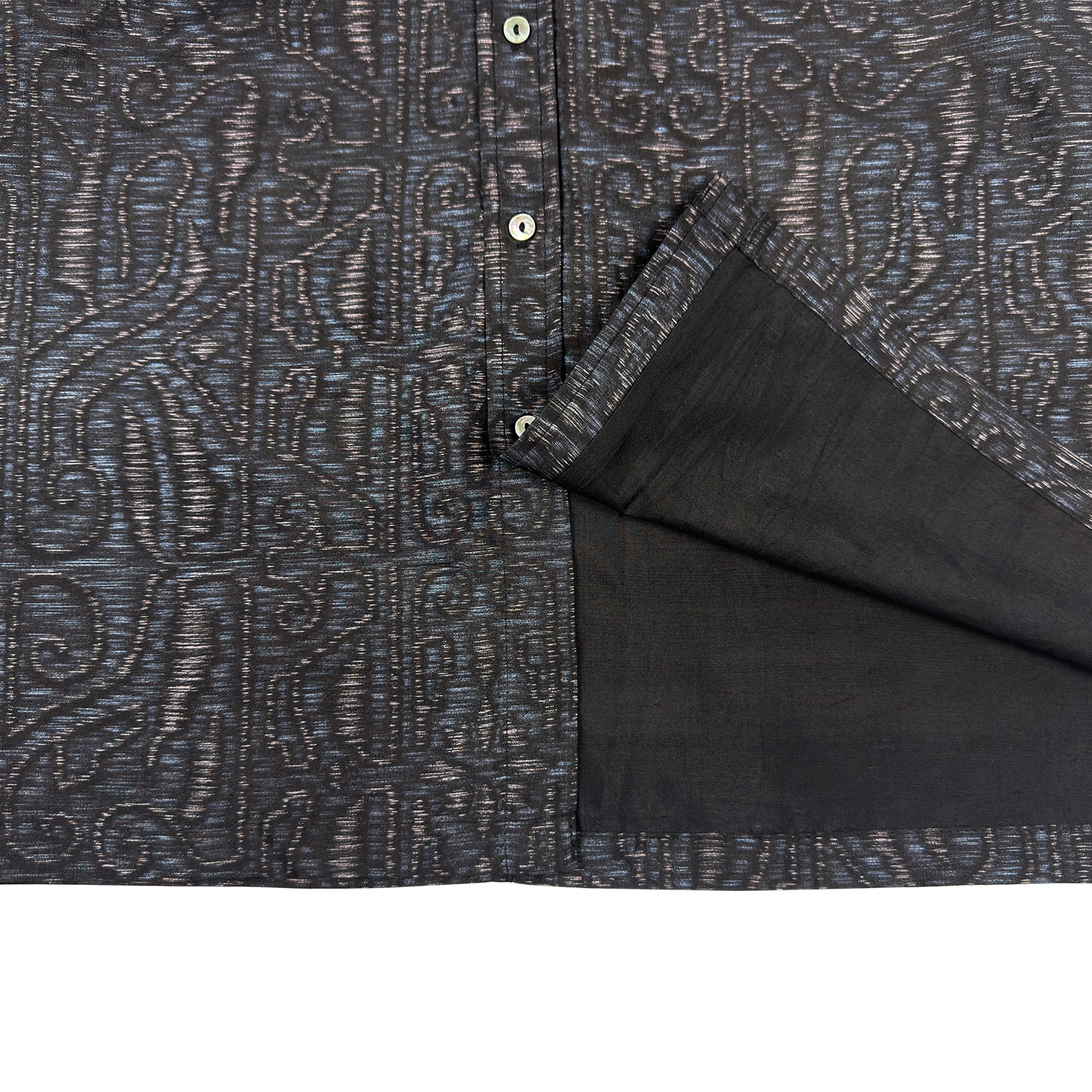 着物長袖シャツ メンズ M LSVN-M115-zoom-5