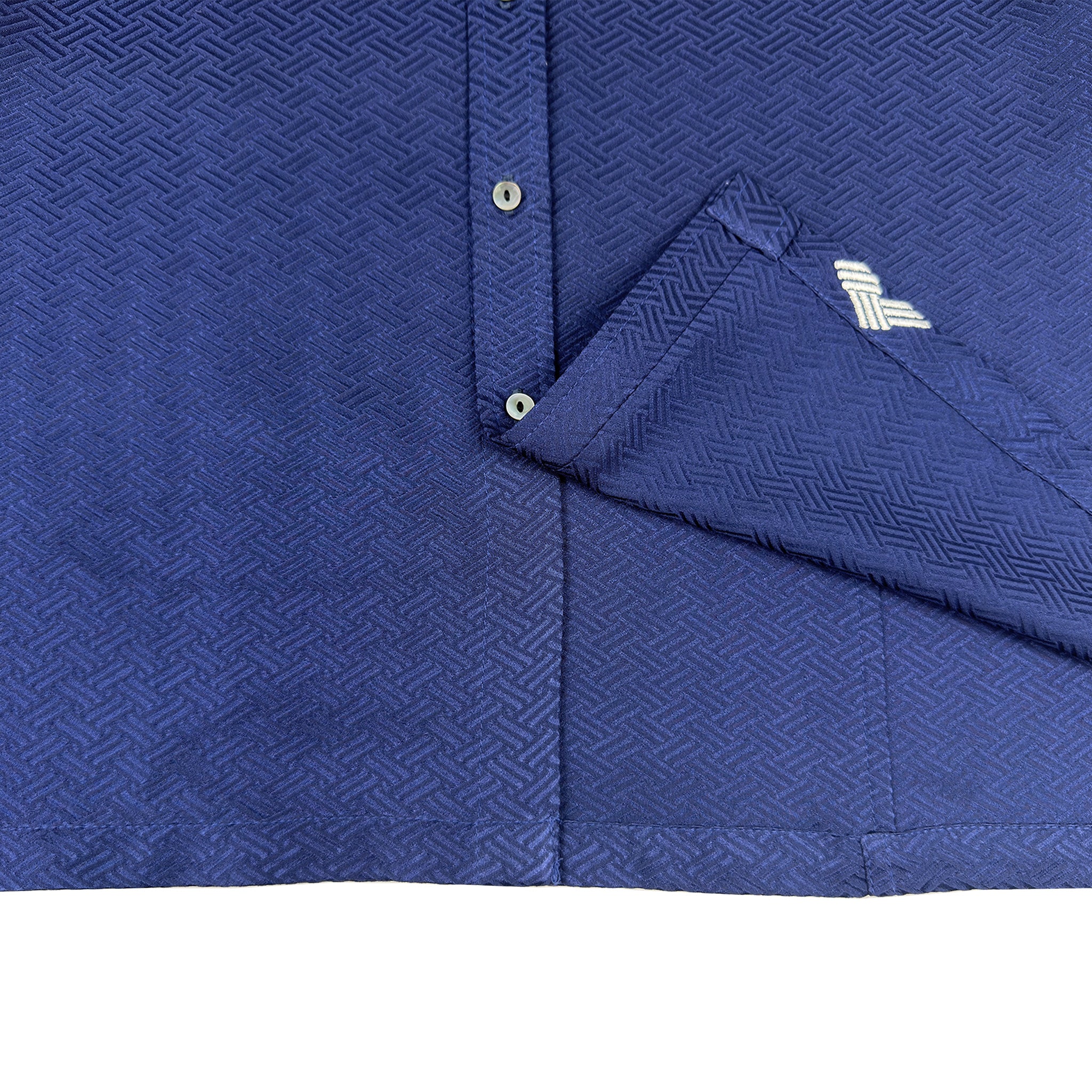 着物長袖シャツ メンズ M LSVN-M119-zoom-5