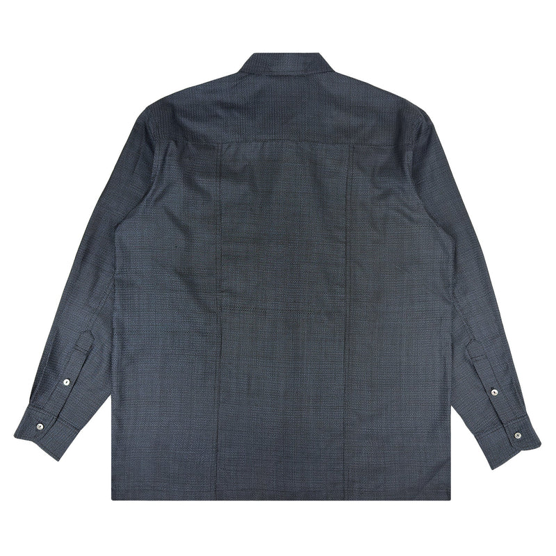 着物長袖シャツ メンズ M LSVN-M120-zoom-