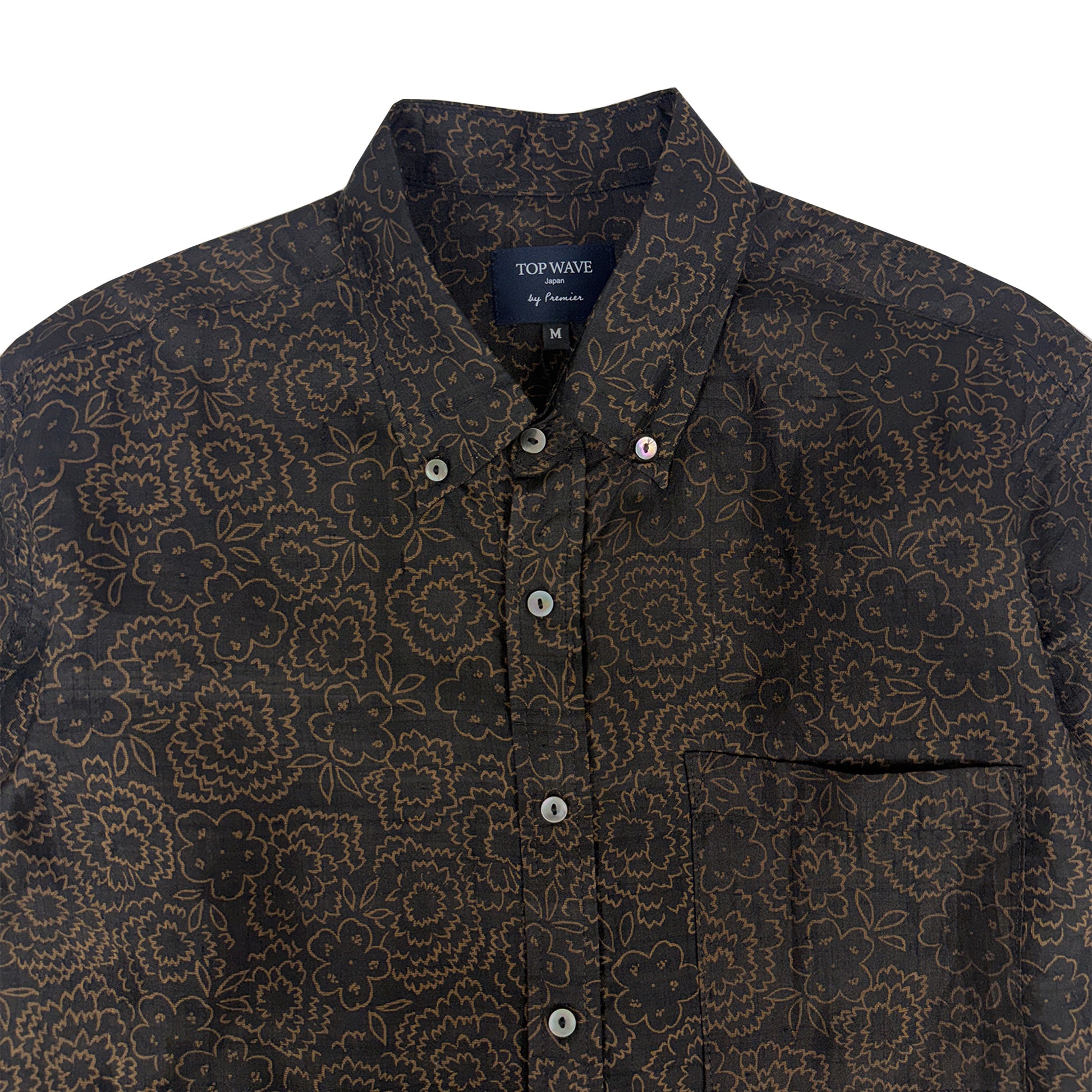 Camisa kimono de manga larga, talla M [LSVN-M121]-2