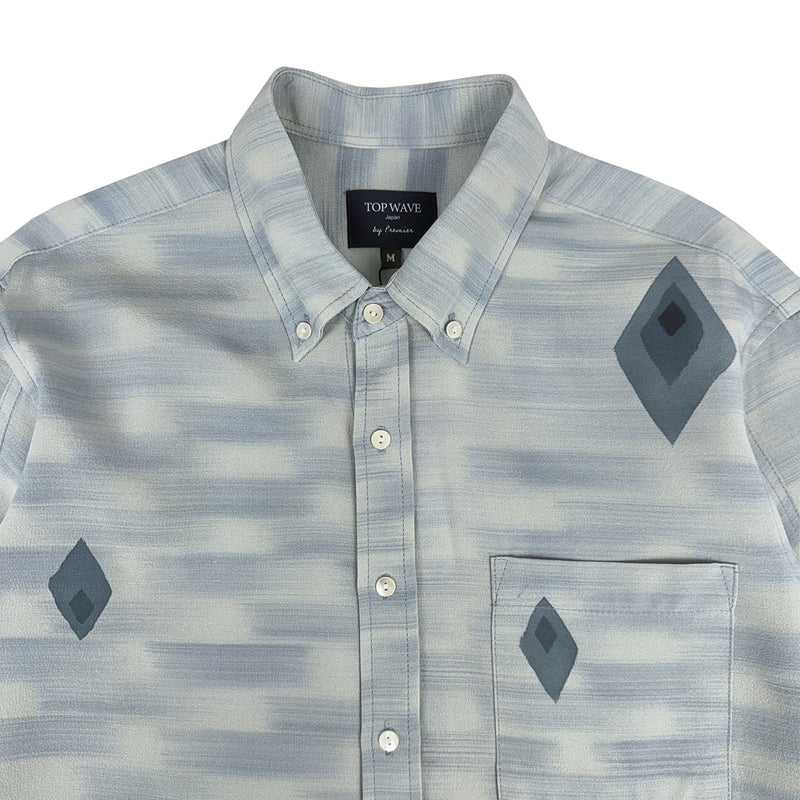 着物長袖シャツ メンズ M LSVN-M122-zoom-