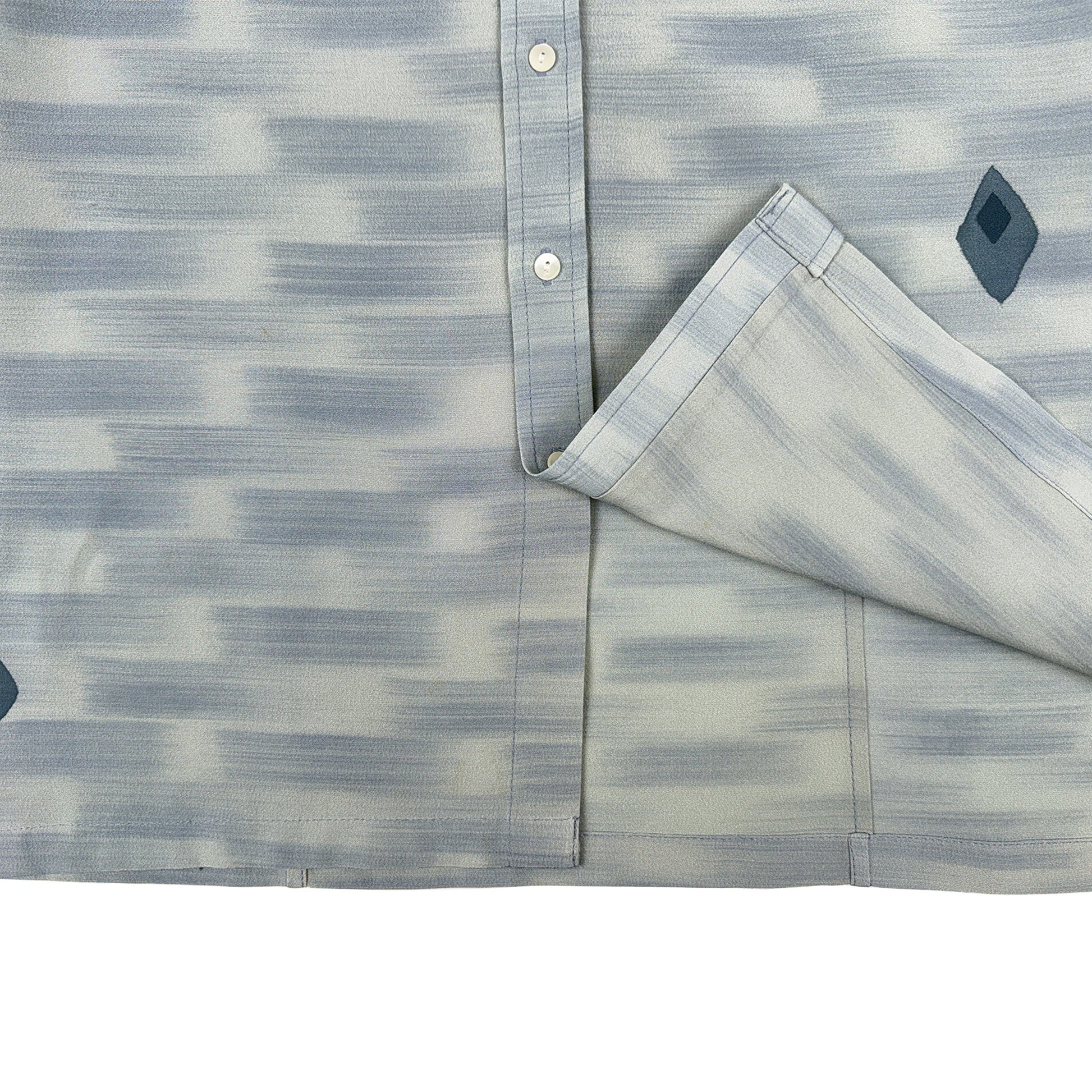 着物長袖シャツ メンズ M LSVN-M122-5