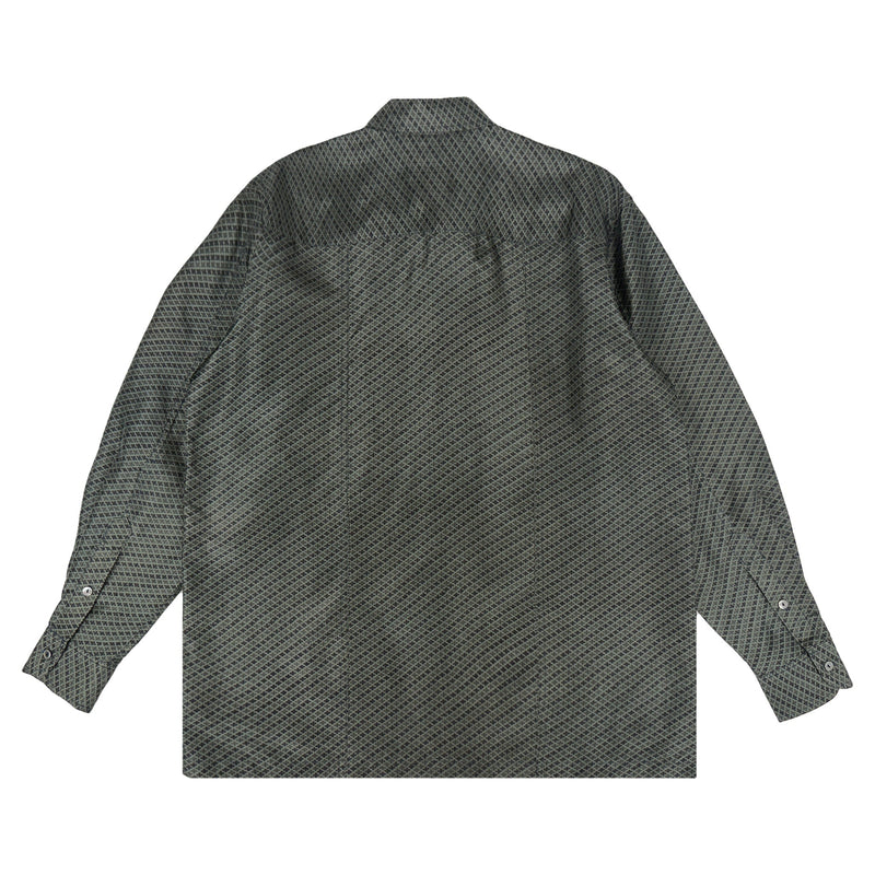 着物長袖シャツ メンズ M LSVN-M123-zoom-