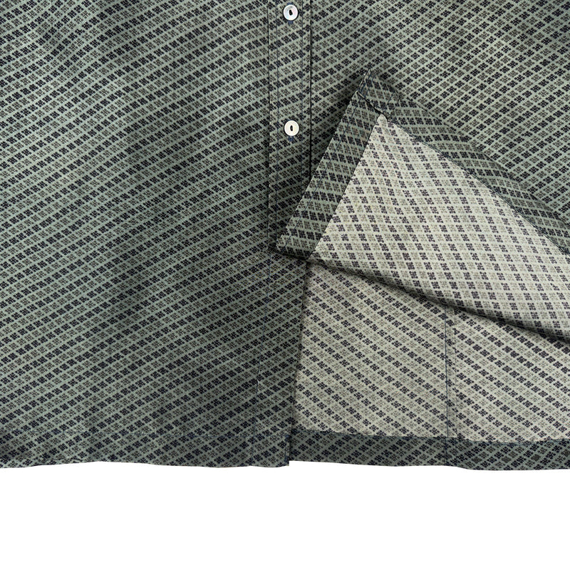 着物長袖シャツ メンズ M LSVN-M123-zoom-