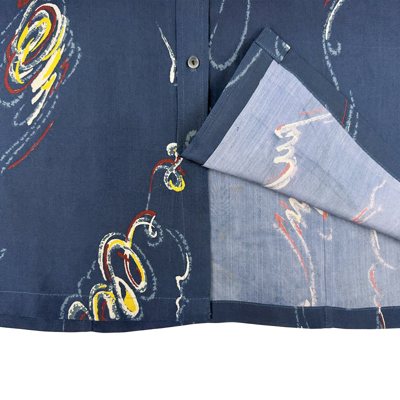 着物長袖シャツ メンズ M LSVN-M124-zoom-