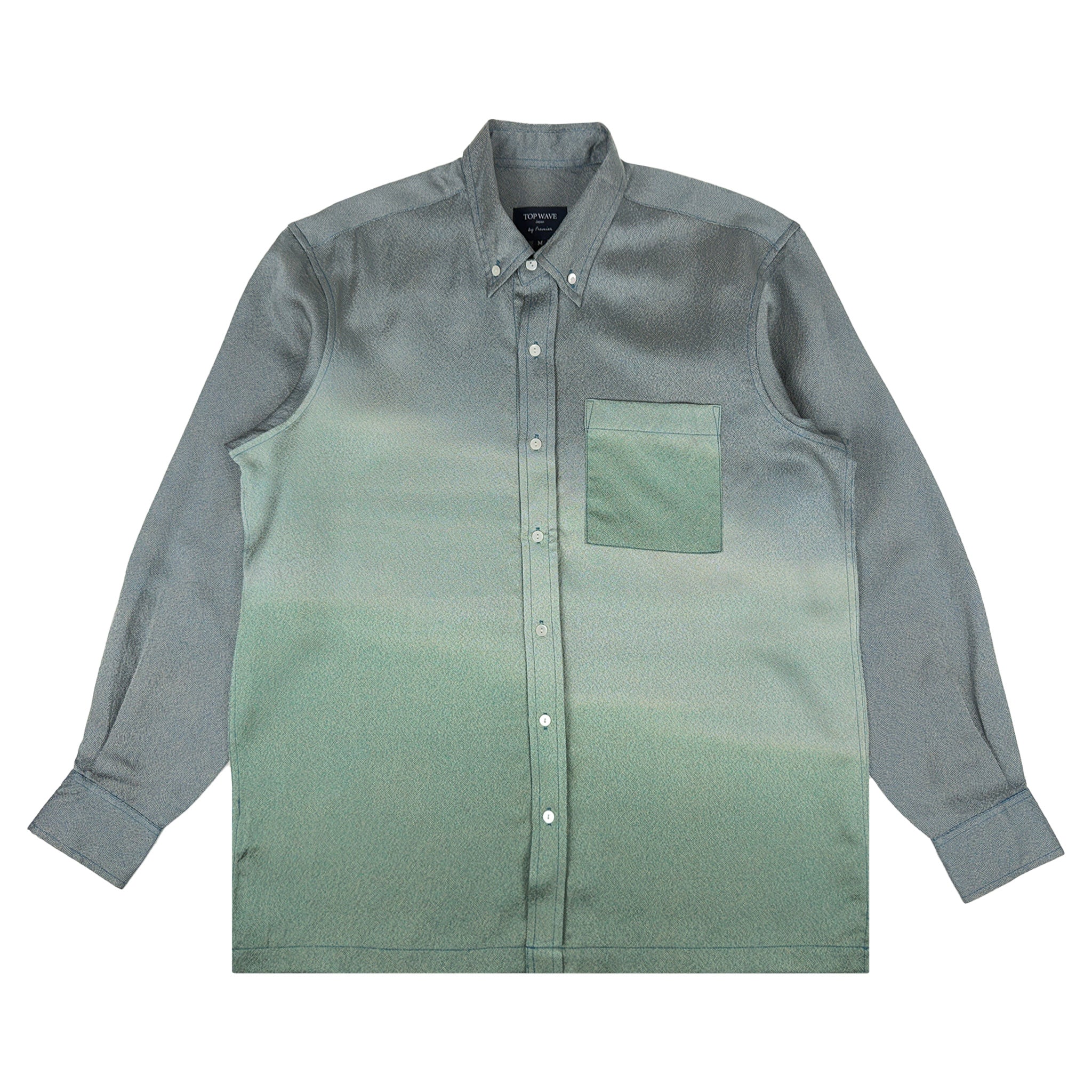 着物長袖シャツ メンズ M LSVN-M130-zoom-1