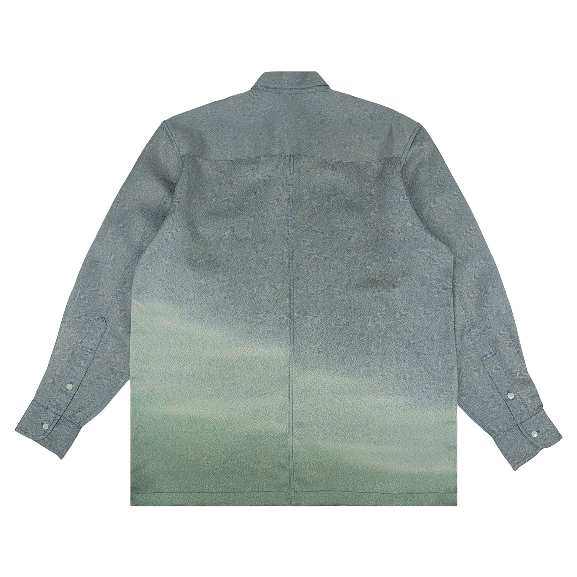 着物長袖シャツ メンズ M LSVN-M130-2