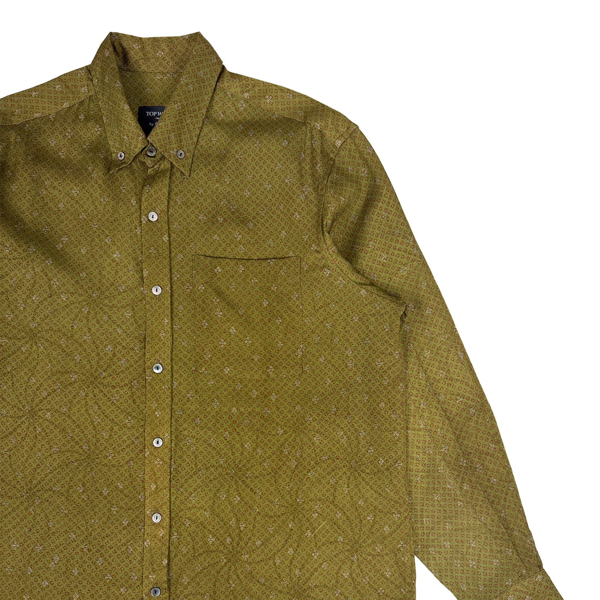 着物長袖シャツ メンズ M LSVN-M131-zoom-4