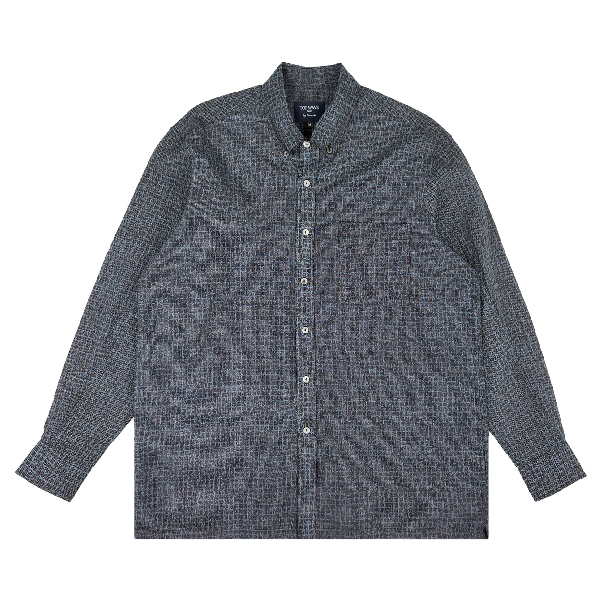 Camisa de manga larga Kimono, talla M [LSVN-M136]-1