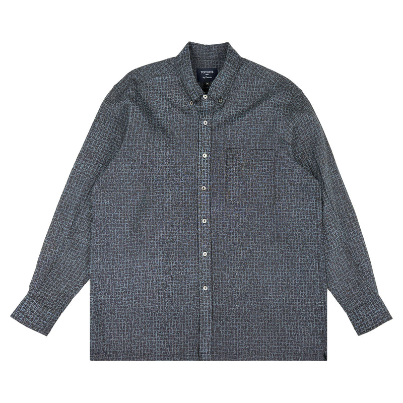 Camisa de manga larga Kimono, talla M [LSVN-M136]-zoom-