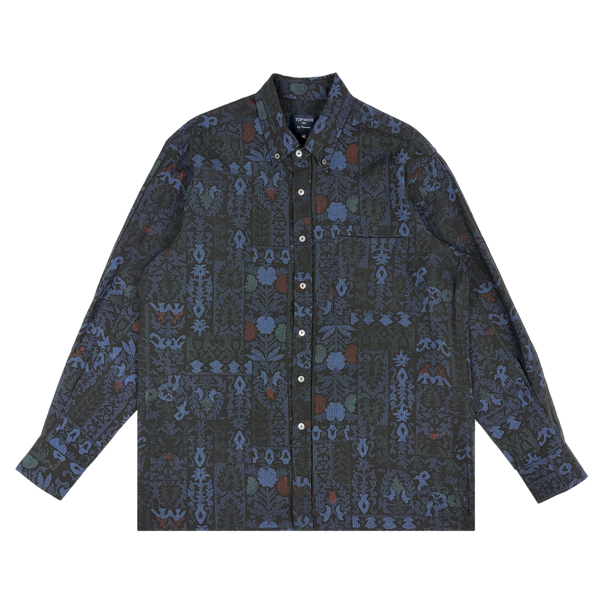 Camisa de manga larga Kimono, talla M [LSVN-M139]-zoom-1