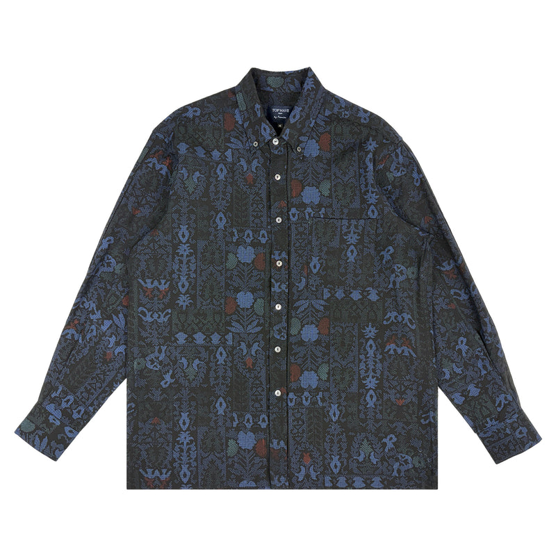 Camisa de manga larga Kimono, talla M [LSVN-M139]-zoom-