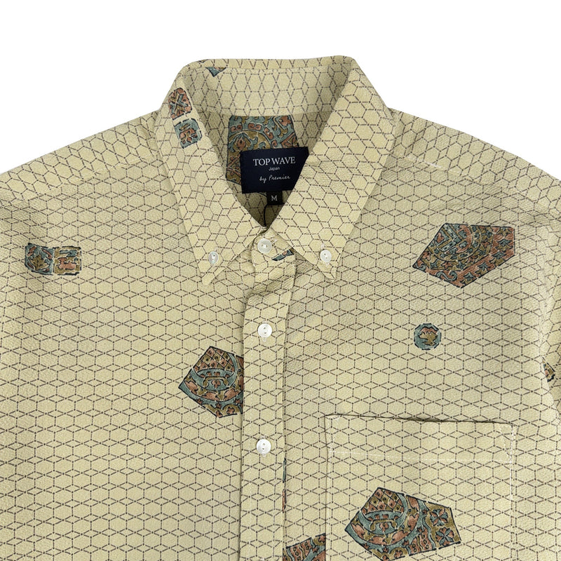 着物長袖シャツ メンズ M LSVN-M14-zoom-