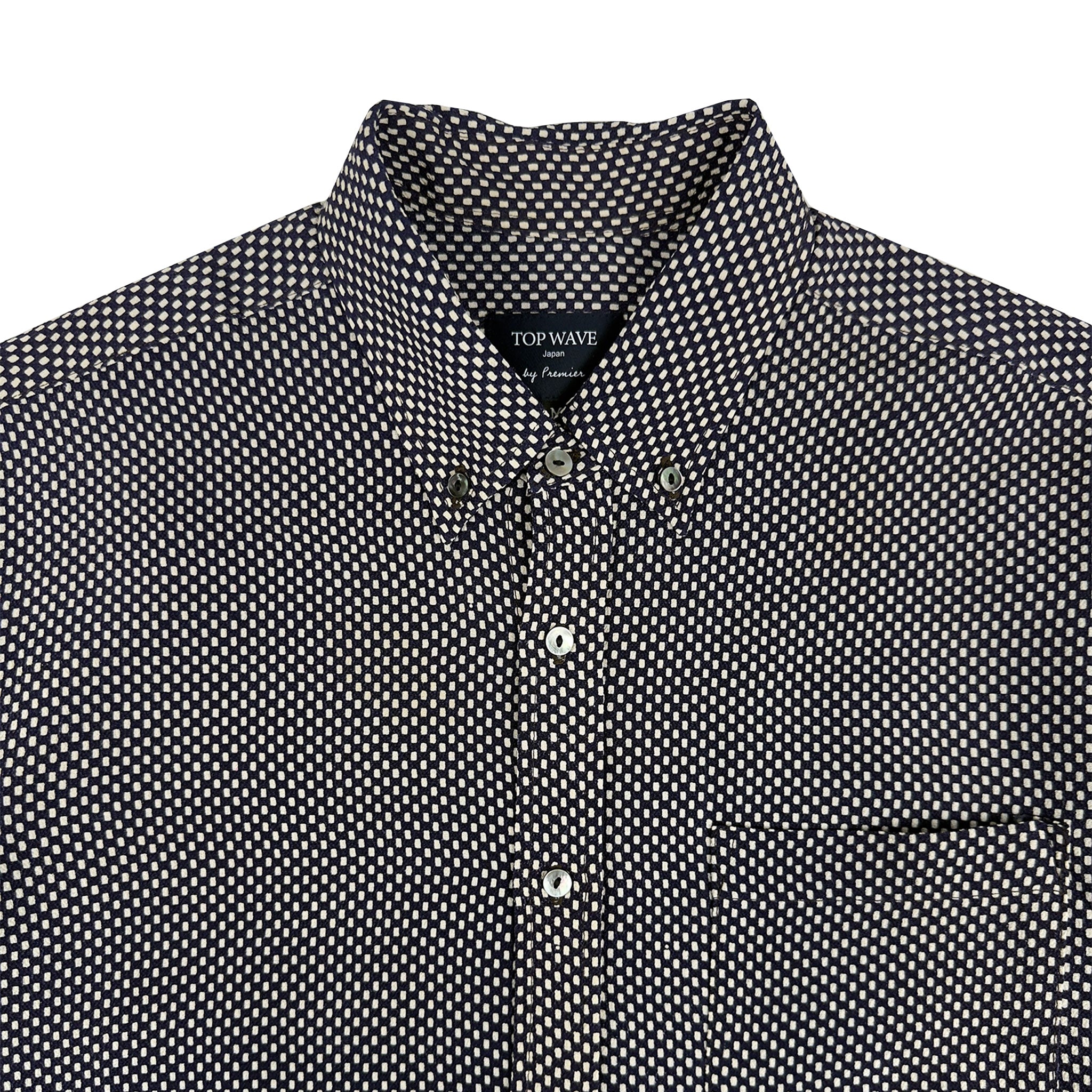 着物長袖シャツ メンズ M LSVN-M15-zoom-3