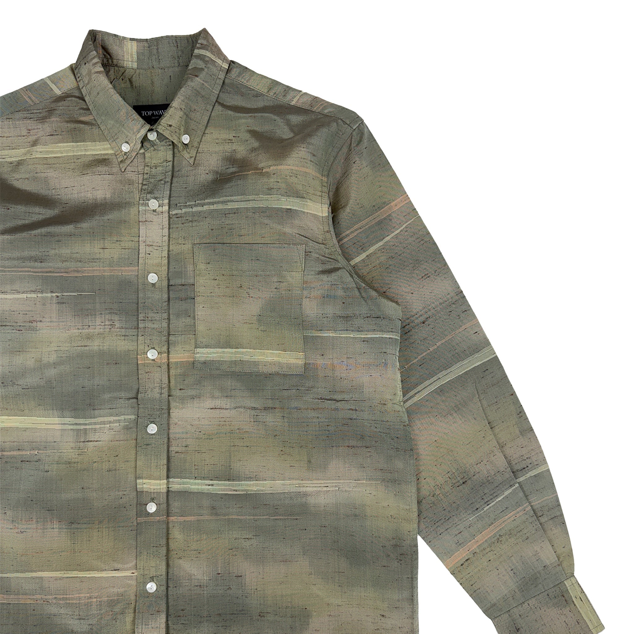 着物長袖シャツ メンズ M LSVN-M22-zoom-4