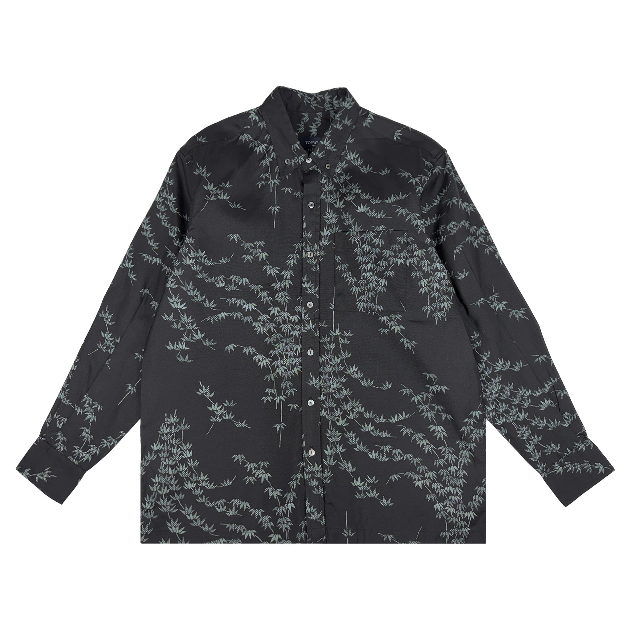 着物長袖シャツ メンズ M LSVN-M30