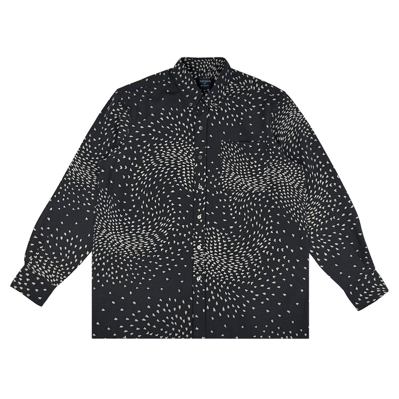 着物長袖シャツ メンズ M LSVN-M32-zoom-