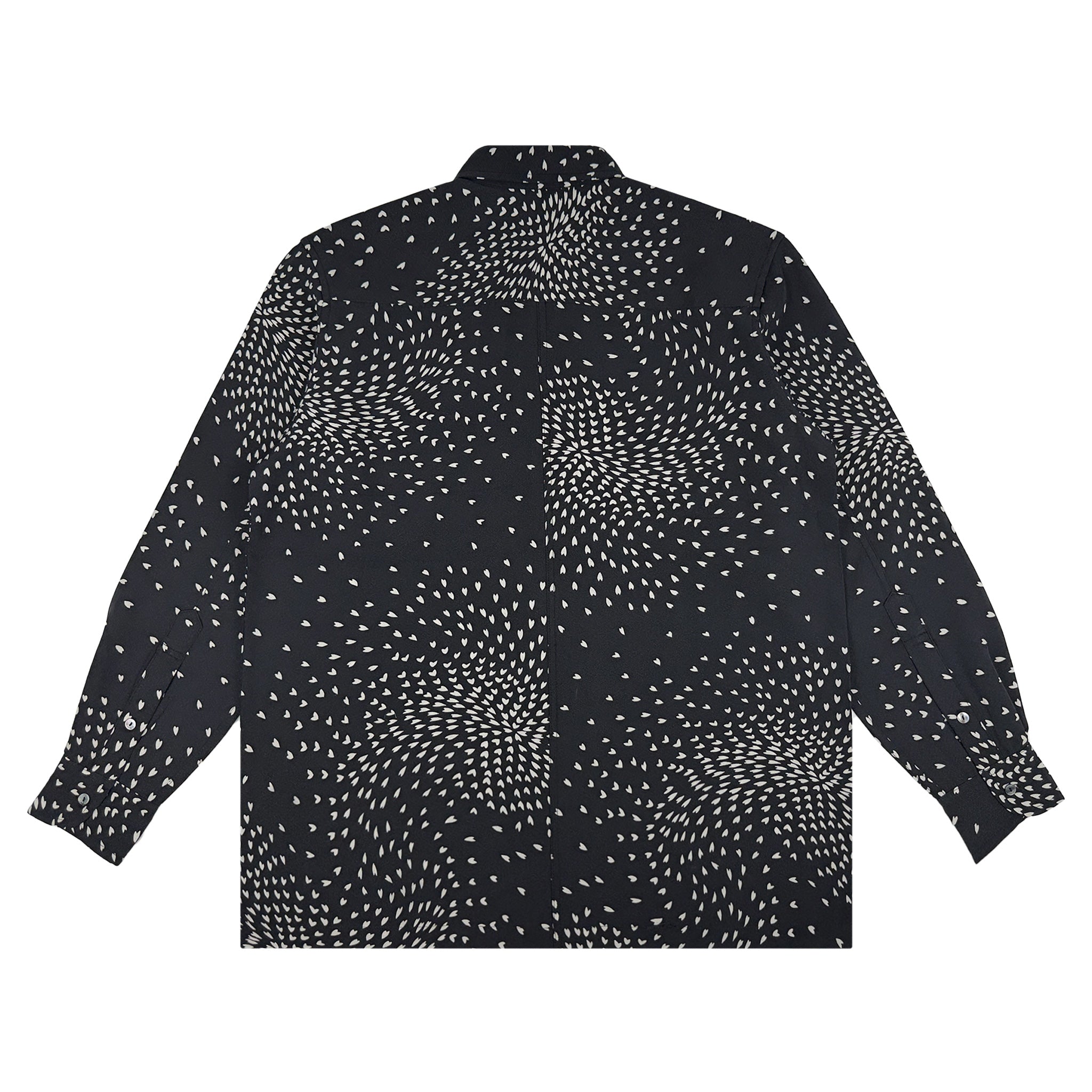 着物長袖シャツ メンズ M LSVN-M32-zoom-2