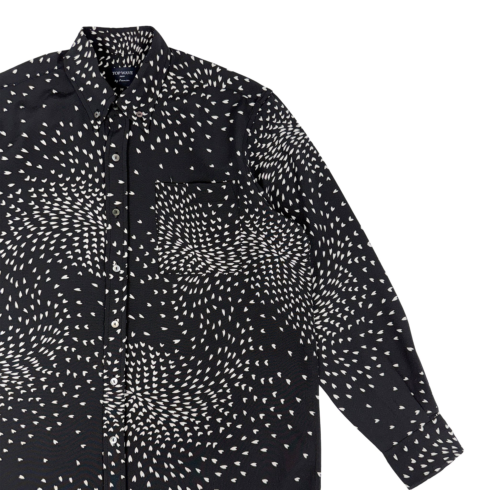 着物長袖シャツ メンズ M LSVN-M32-zoom-4