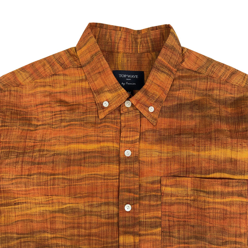 着物長袖シャツ メンズ M LSVN-M33-zoom-