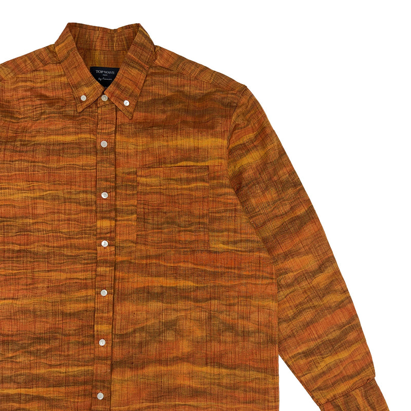 着物長袖シャツ メンズ M LSVN-M33-zoom-