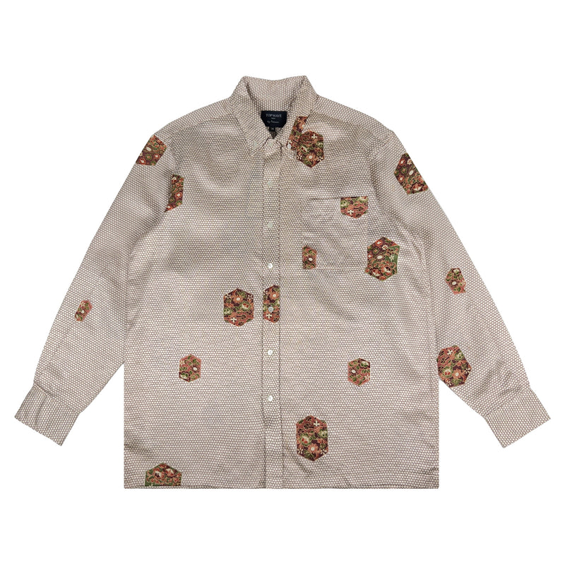 Camisa de manga larga estilo kimono Talla M [LSVN-M37]-zoom-
