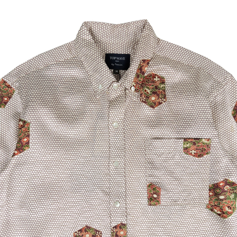 Camisa de manga larga estilo kimono Talla M [LSVN-M37]-zoom-