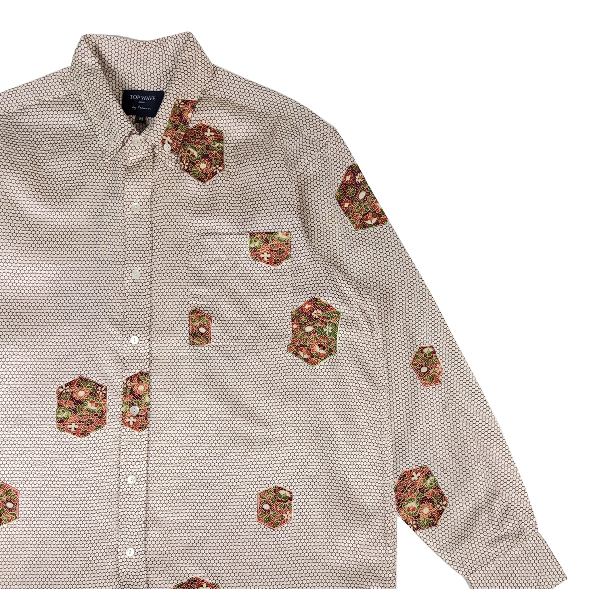 Camisa de manga larga estilo kimono Talla M [LSVN-M37]-zoom-4
