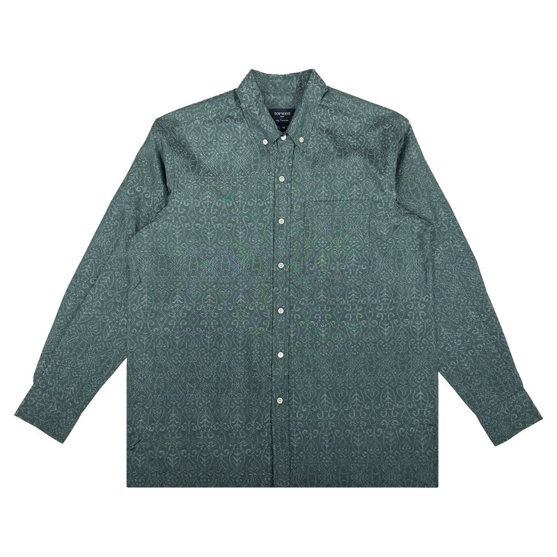 着物長袖シャツ メンズ M LSVN-M38-zoom-