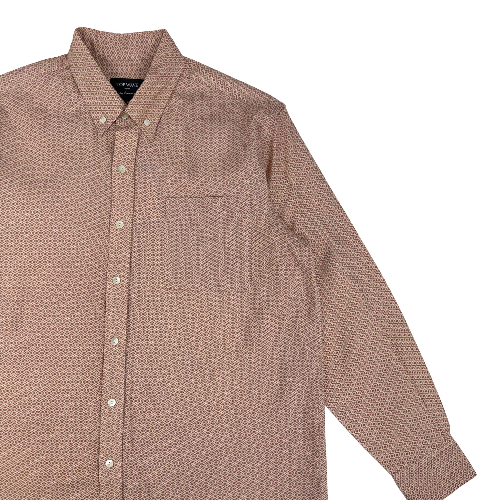 着物長袖シャツ メンズ M LSVN-M39-zoom-4