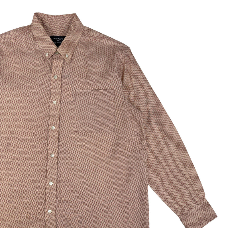 着物長袖シャツ メンズ M LSVN-M39-zoom-