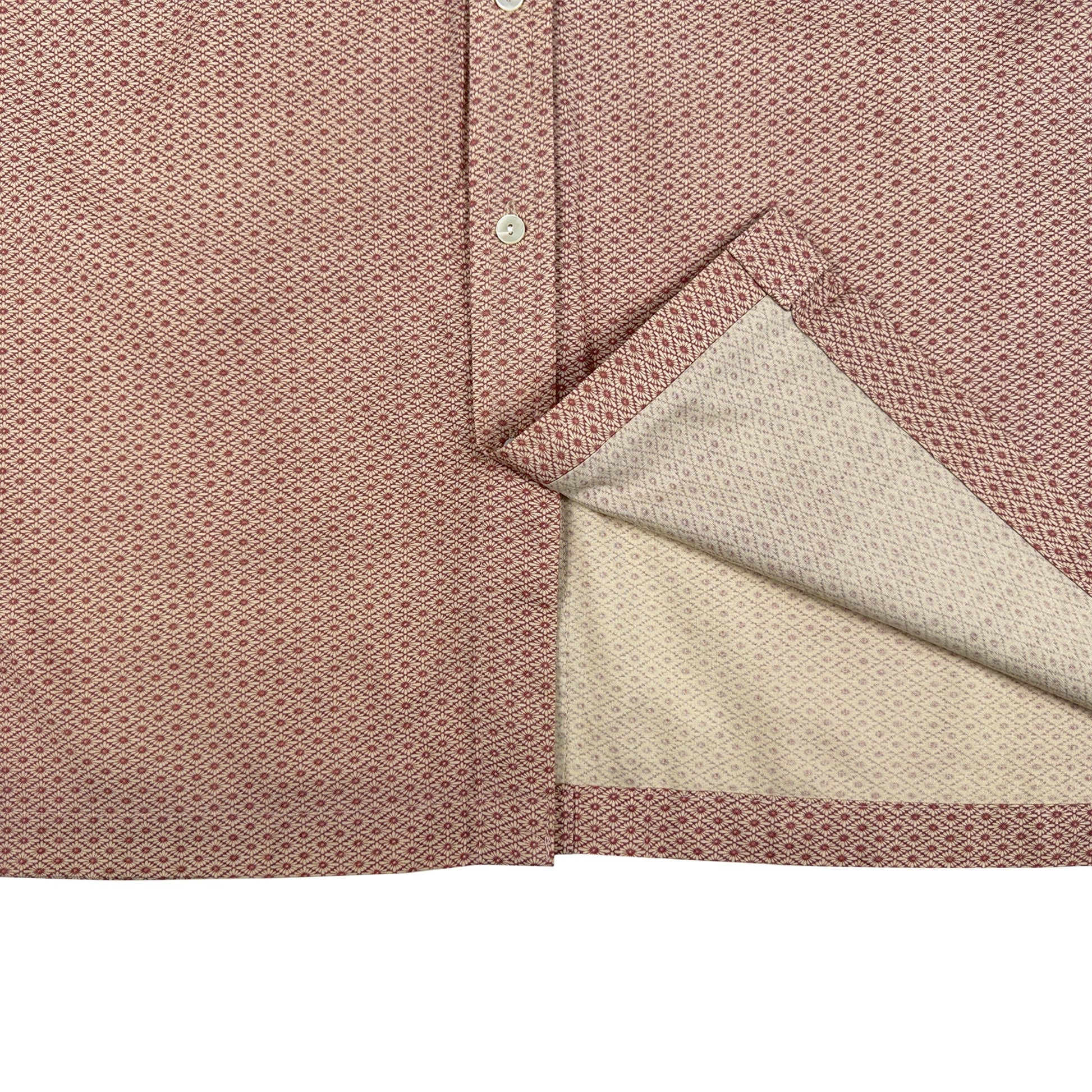 着物長袖シャツ メンズ M LSVN-M39-5