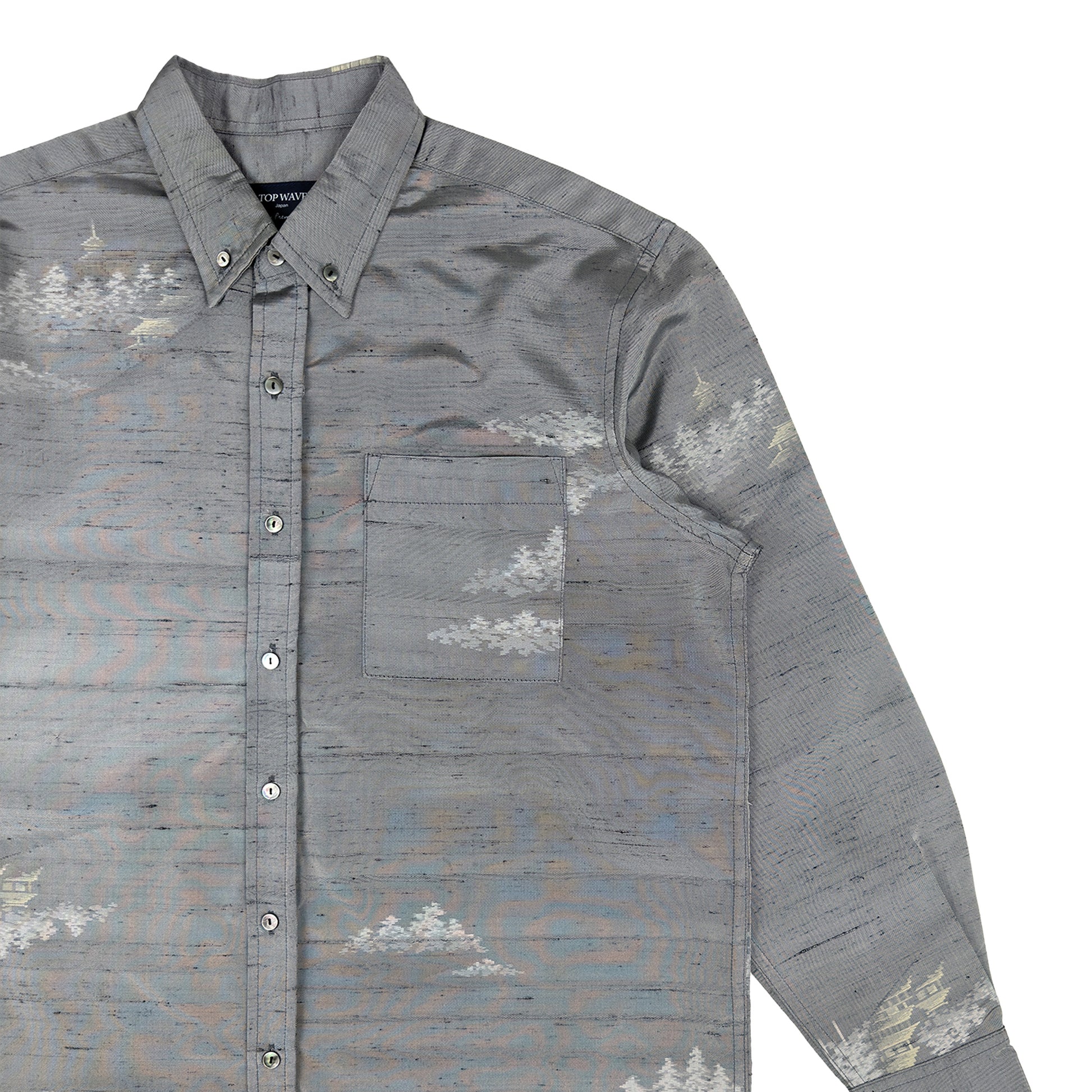 Camisa de manga larga de kimono, talla M [LSVN-M42]-4