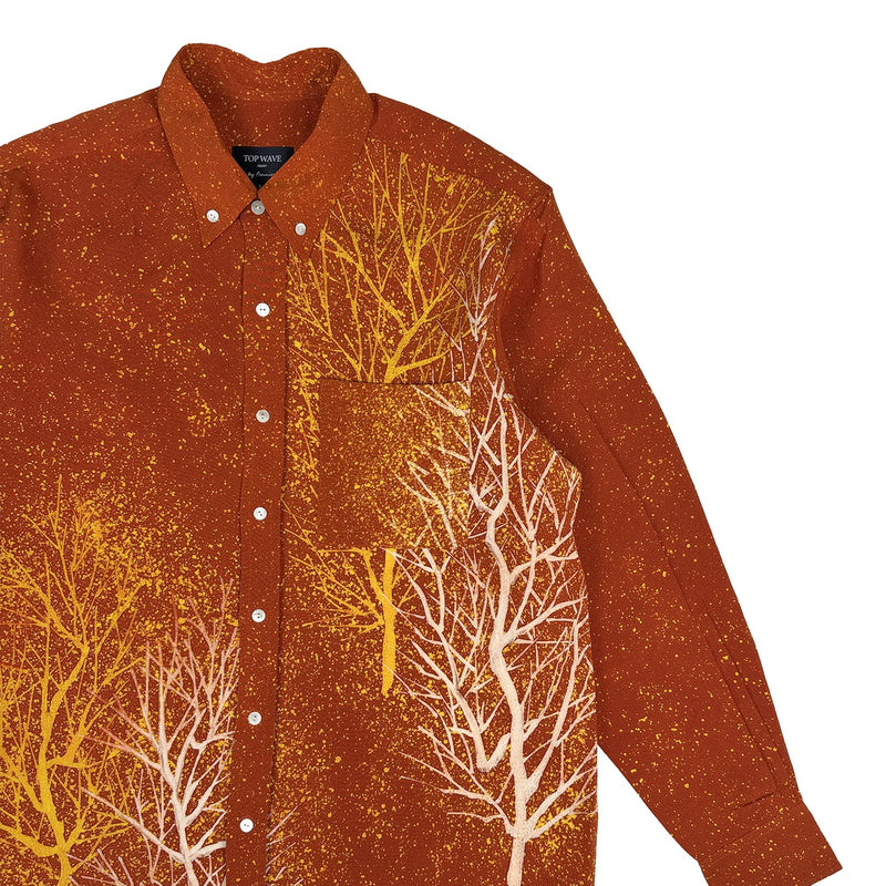 着物長袖シャツ メンズ M LSVN-M43-zoom-