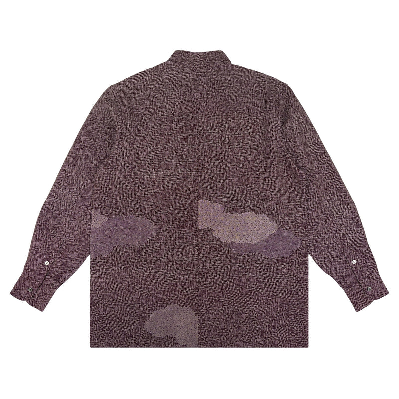 着物長袖シャツ メンズ M LSVN-M44-zoom-