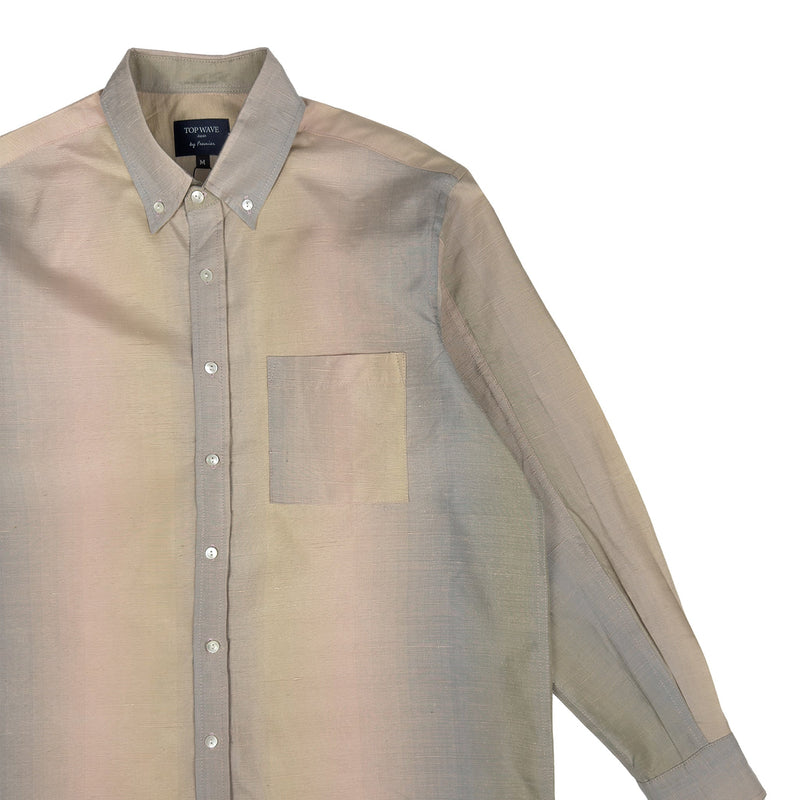 着物長袖シャツ メンズ M LSVN-M47-zoom-