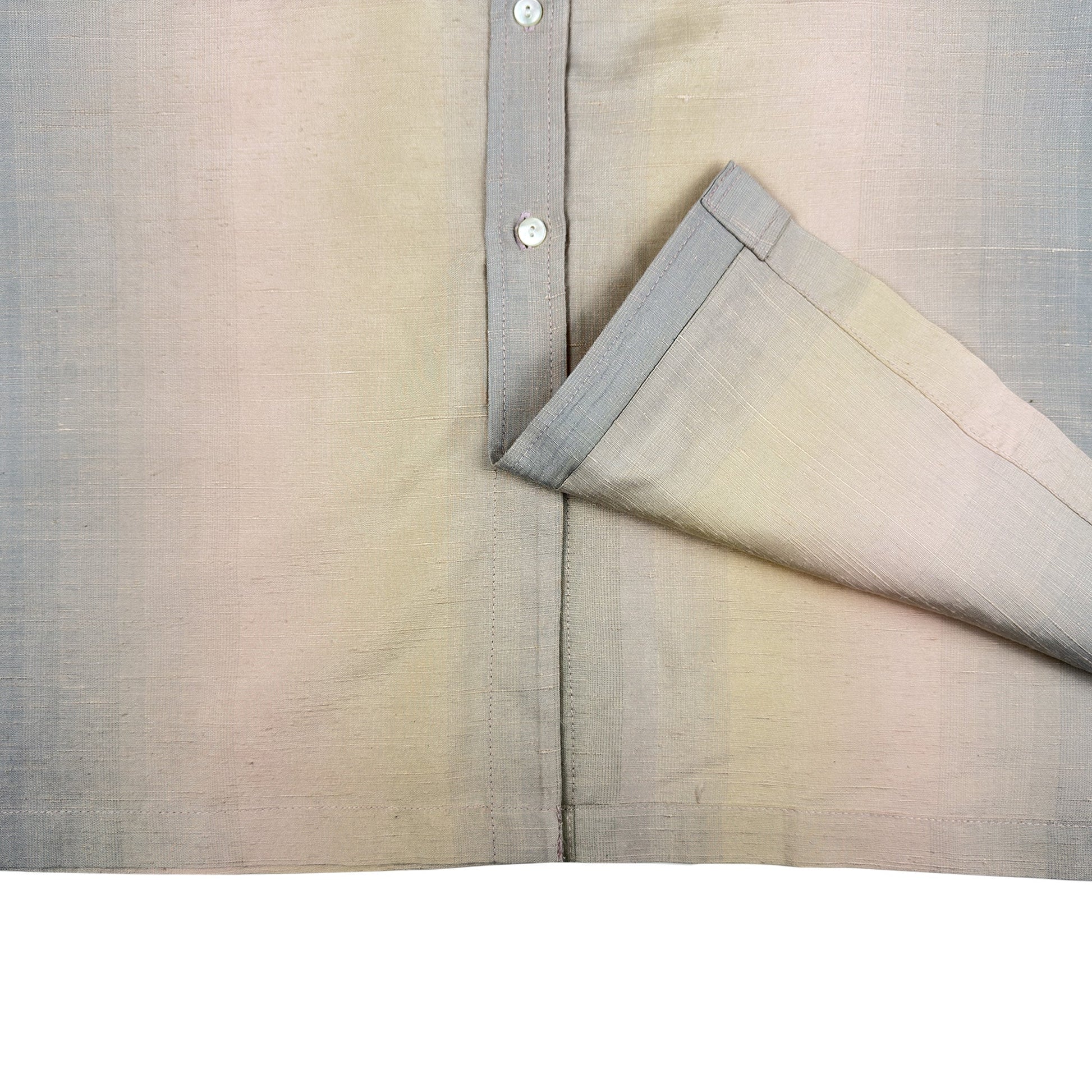 着物長袖シャツ メンズ M LSVN-M47-5