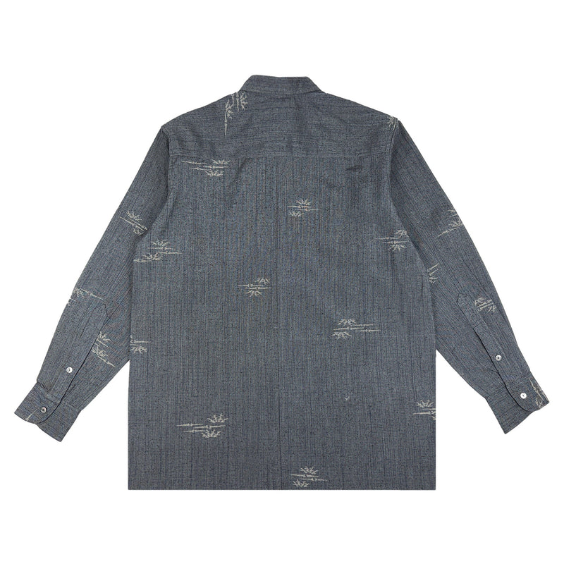 着物長袖シャツ メンズ M LSVN-M49-zoom-