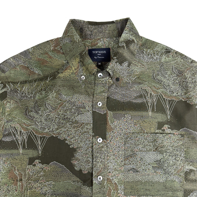 着物長袖シャツ メンズ M LSVN-M51-zoom-